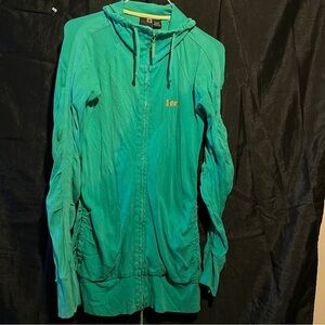 Bench Women's Teal Zip-Up Hoodie